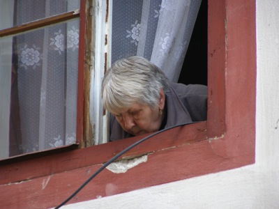 Woman at window